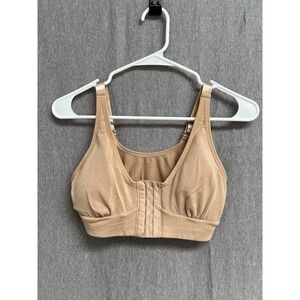 AnaOno Rora Front Closure Recovery Bra Sz M 34 Tan